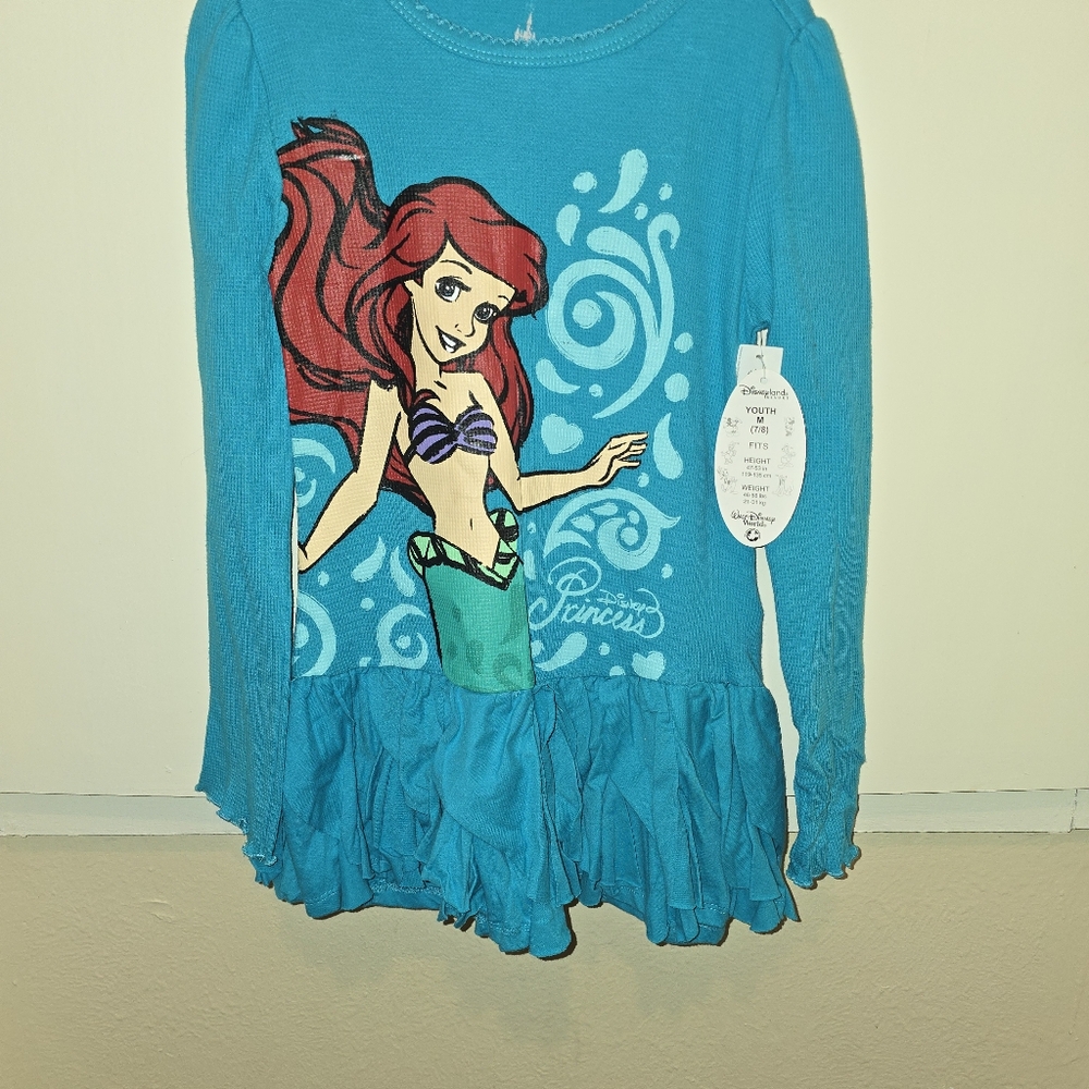 Authentic Disney Parks Little Mermaid Ariel Toddler Dress Youth Medium NWT